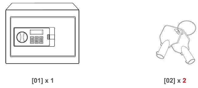 SMITH LOCKE Electronic Safe fig 1