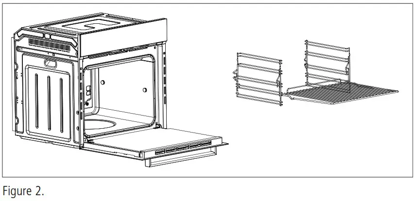 caple C2231 Classic Single Oven - SIDE RACKS