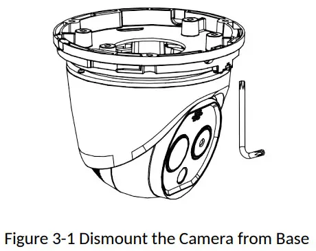 HIKVISION DS 2TD1217 3 Thermal and Optical Network Turret Camera - Install Turret Camera 3