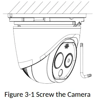 HIKVISION DS 2TD1217 3 Thermal and Optical Network Turret Camera - Install Turret Camera 6