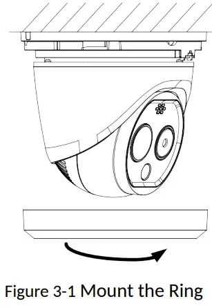 HIKVISION DS 2TD1217 3 Thermal and Optical Network Turret Camera - Install Turret Camera 7