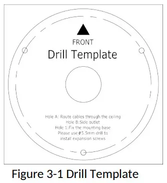 HIKVISION DS 2TD1217 3 Thermal and Optical Network Turret Camera - Install Turret Camera