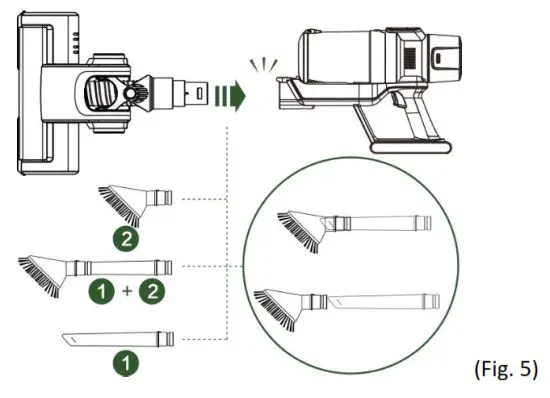 SAUBER UVC-123263.5 Handy Vacuum Cleaner - locked