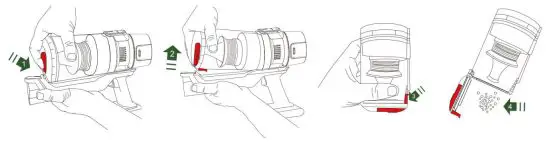 SAUBER UVC-123263.5 Handy Vacuum Cleaner - to