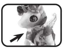 vtech 198659 Myla Blush and Bloom Unicorn- Charm Button