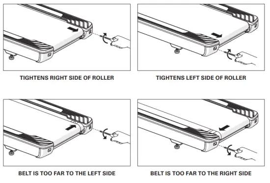 MATRIX T ES TOUCHXL Endurance Treadmill with Touch XL Console - TENSIONING