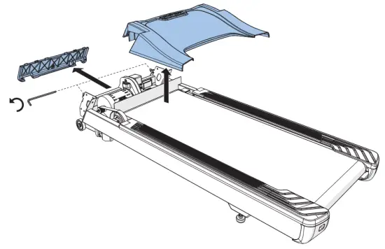 MATRIX T ES TOUCHXL Endurance Treadmill with Touch XL Console - assembly1