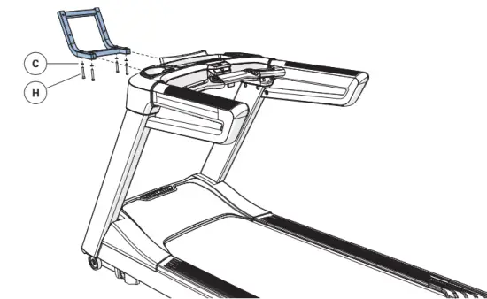 MATRIX T ES TOUCHXL Endurance Treadmill with Touch XL Console - assembly8