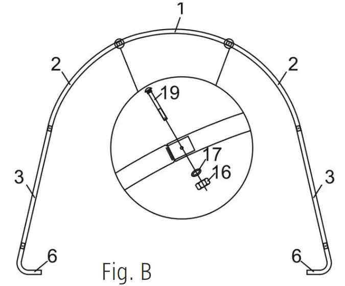 HAMRON 619467 Garage Tent - ASSEMBLY 2
