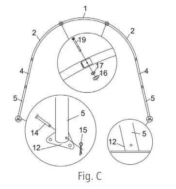 HAMRON 619467 Garage Tent - ASSEMBLY 3