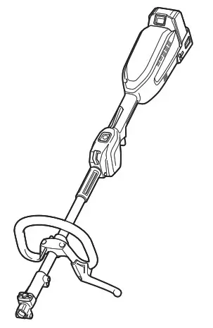 makita XUX02 Cordless Multi Function Power Head - cover