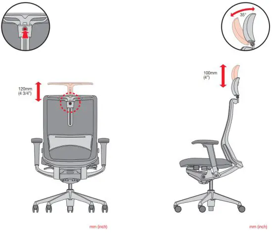 okamura Choral Ergonomic Office Chair - figure 19