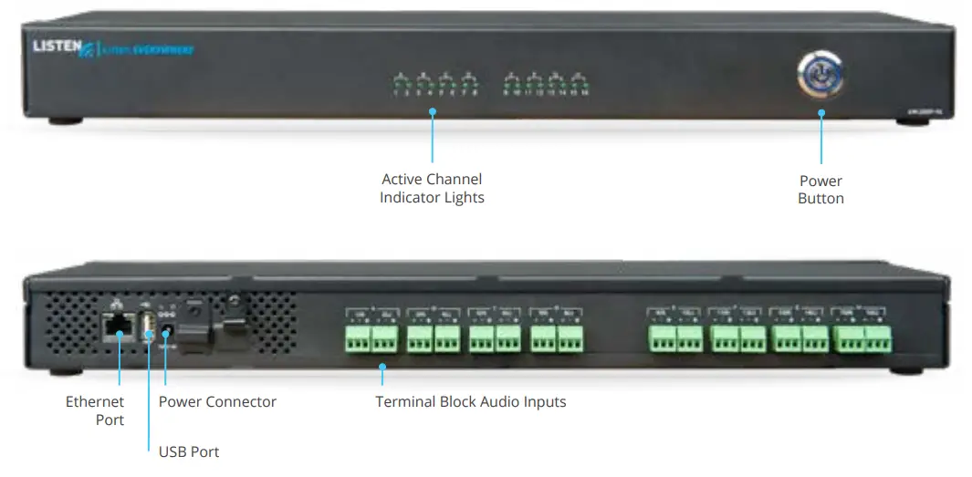 LISTEN LW 100 Everywhere 2 Channel W Fi Server - SAFETY CAUTIONS