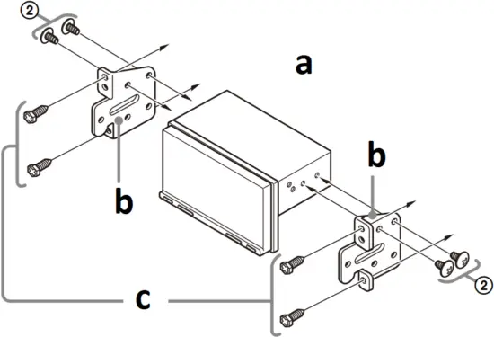 SONY XAV-AX5600 - Mounting 1