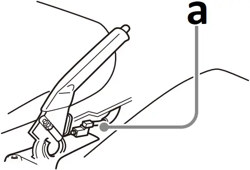 SONY XAV-AX5600 - Parking brake switch lead 1