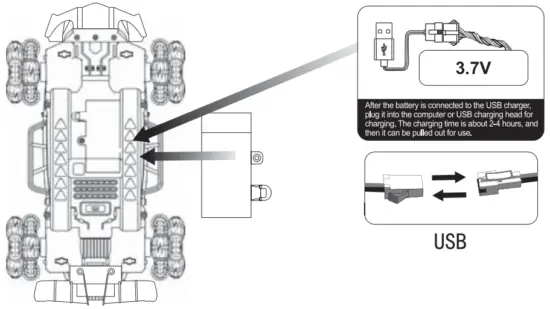 Tccicadas LHC030 Simulation Nitrogen Spray Acceleration High Speed Racing RC Car - 2