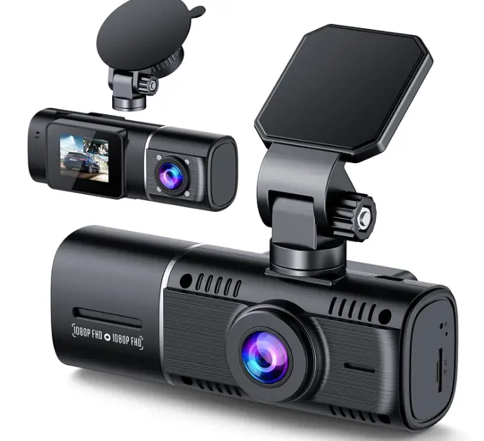 Dual-Dash-Cam-Front-and-Inside-1080P-Dash-Camera-for-Cars-IR-Night-Vision-image