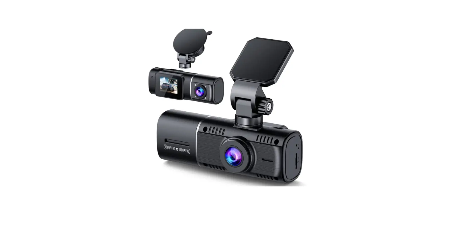 Dual Dash Cam Front And Inside 1080p Dash Camera For Cars Ir Night Vision-complete Features/instruction Manual