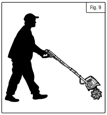 WEN TC1318 18 Inch Electric Tiller - power supply