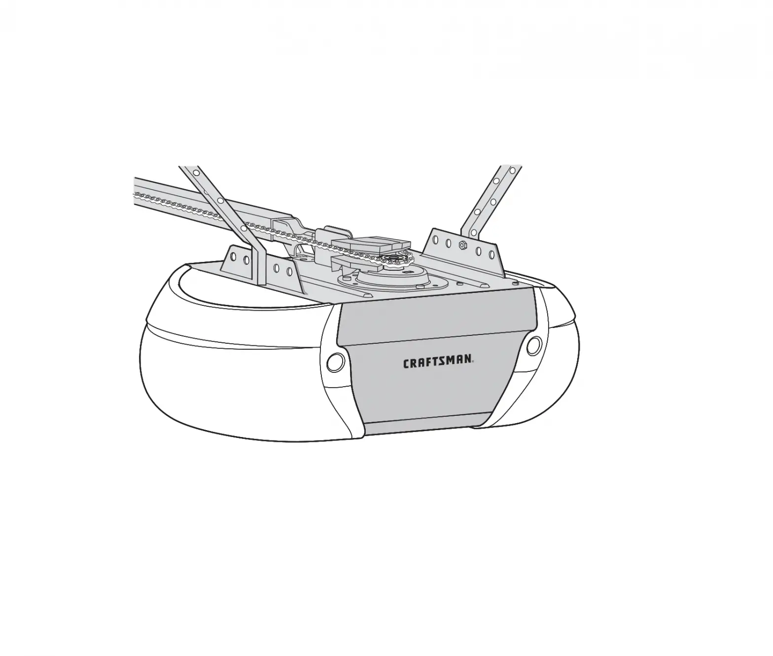 Craftsman Chain Drive Smart Garage Door Opener Kit Owner's Manual