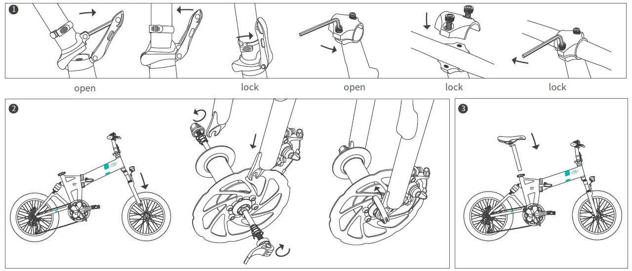 Fiido- M21 -Folding -Fat -Tire -Electric -Mountain -5