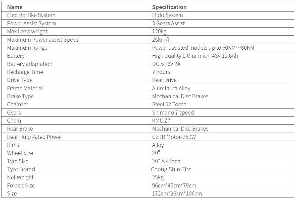 Fiido- M21 -Folding -Fat -Tire -Electric -Mountain -8