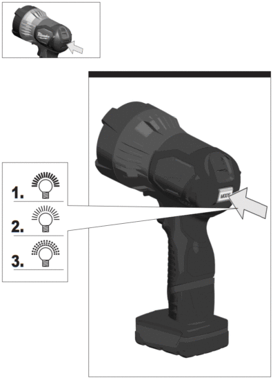 milwaukee M12 SLED Spot Ligh - Fig 5