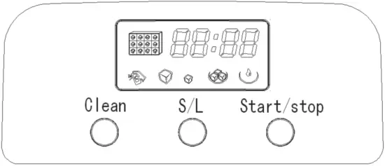 KLARSTEIN 10034515 KRISTALL XL Ice Cube Maker Control Panel