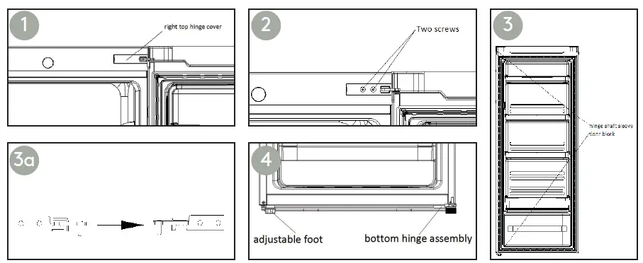 InAlto IUL237W 230L Upright Refrigerator fig 2