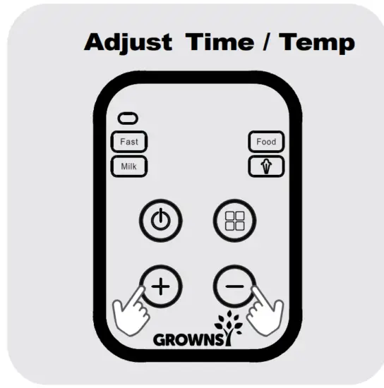 Heating Food Instructions
