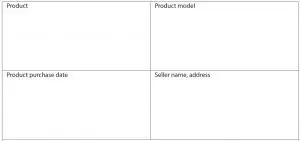 FIG 14 Warranty Card