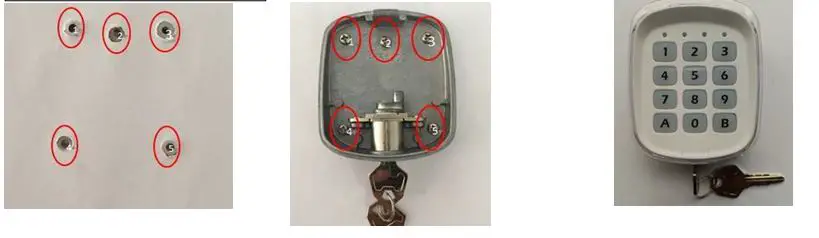 SARIK K50XX Waterproof 433Mhz Garage Door Wireless Keypad 3