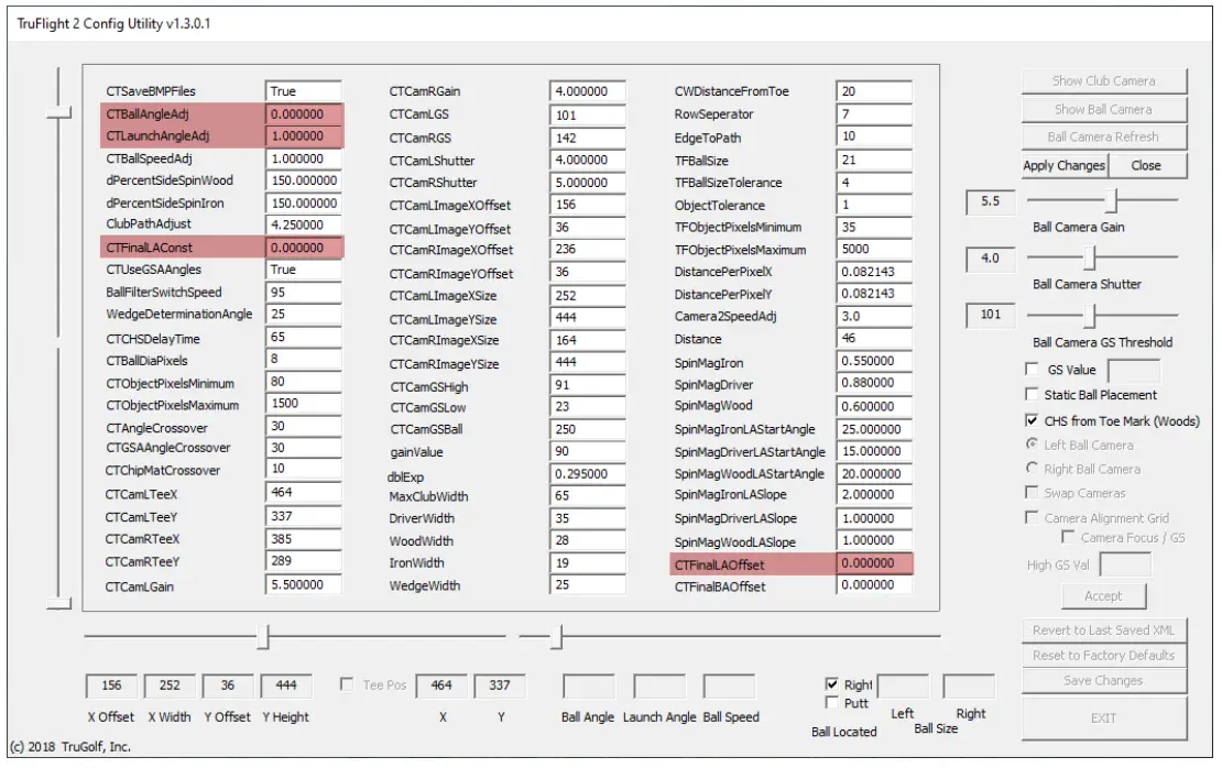 CALIBRATING LAUNCH ANGLES