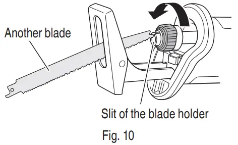 metabo CR18DB Cordless Reciprocating Saw - FIG 13
