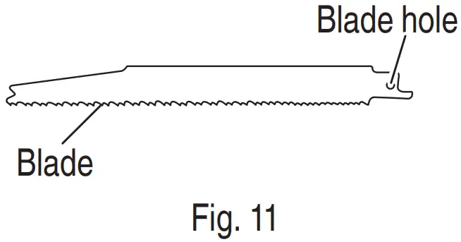 metabo CR18DB Cordless Reciprocating Saw - FIG 14