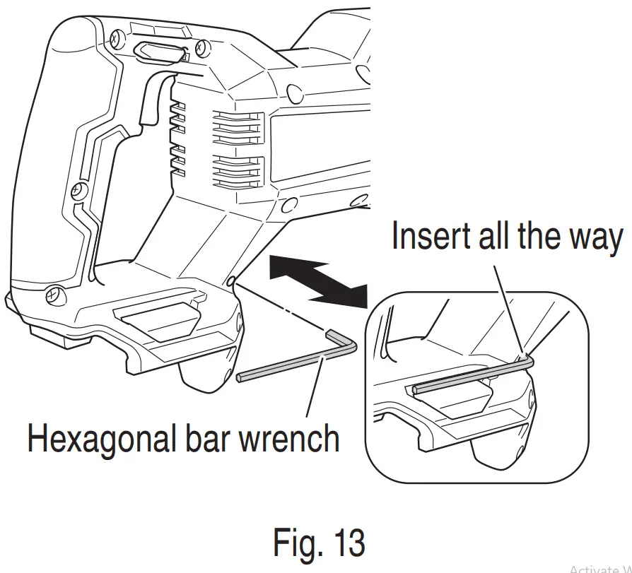 metabo CR18DB Cordless Reciprocating Saw - FIG 16
