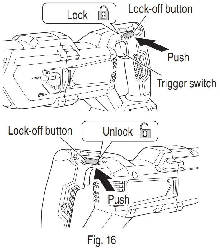 metabo CR18DB Cordless Reciprocating Saw - FIG 19