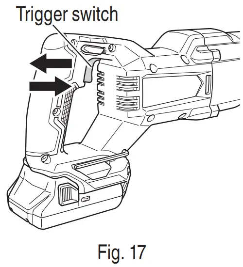 metabo CR18DB Cordless Reciprocating Saw - FIG 20