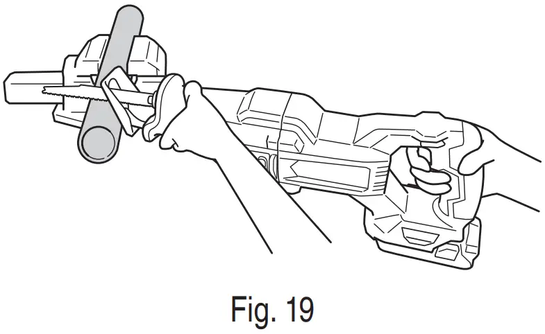 metabo CR18DB Cordless Reciprocating Saw - FIG 23