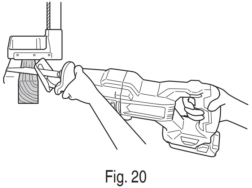 metabo CR18DB Cordless Reciprocating Saw - FIG 24