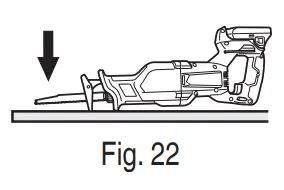 metabo CR18DB Cordless Reciprocating Saw - FIG 26