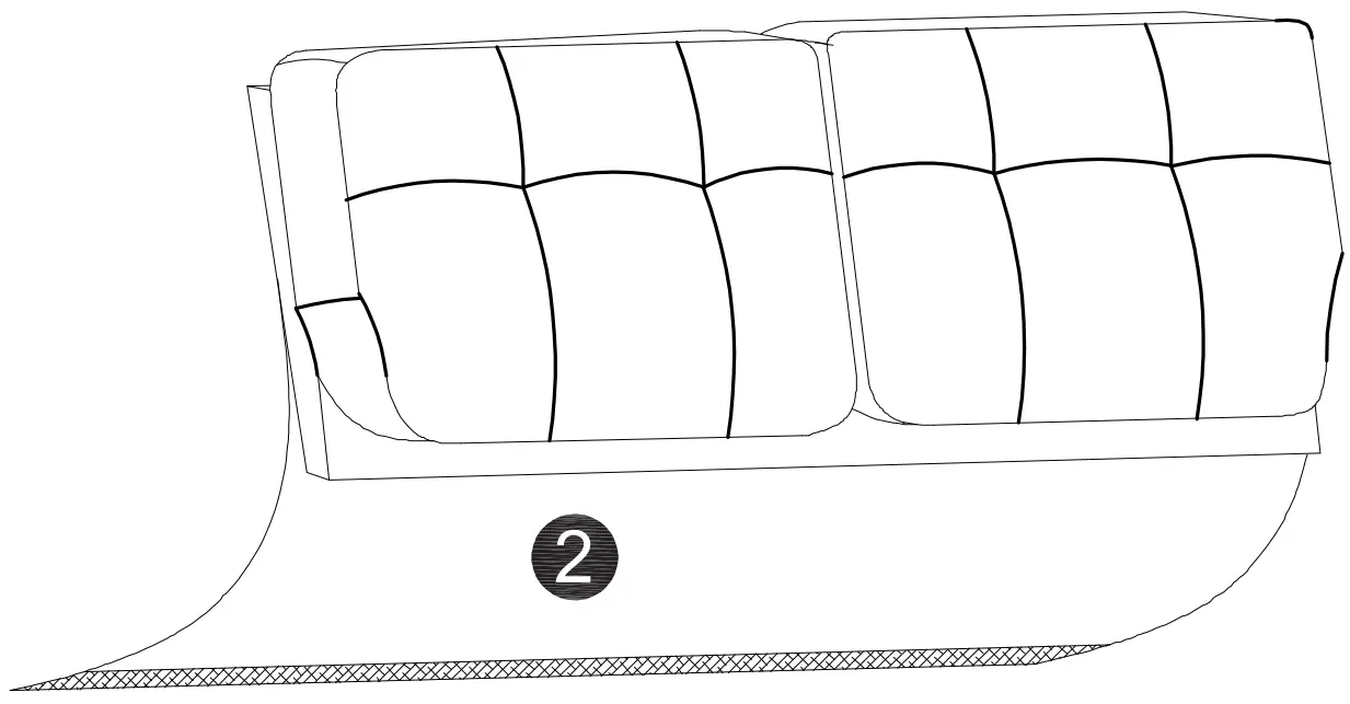 thdstatic 3 Piece Armchair in Light Gray - Fig 14