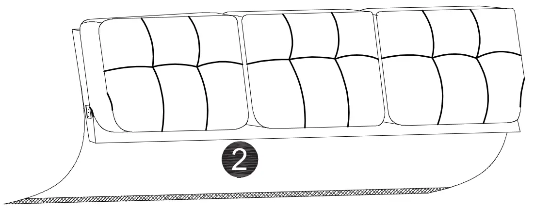 thdstatic 3 Piece Armchair in Light Gray - Fig 26