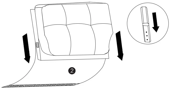 thdstatic 3 Piece Armchair in Light Gray - Fig 9