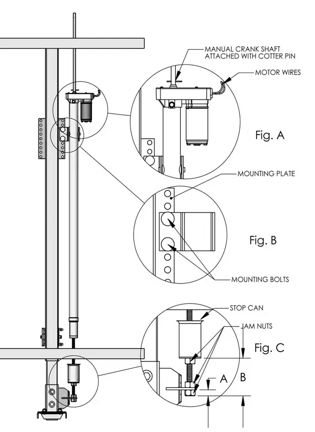 LCI Electric Slideout System - REMOVING AND REPLACING ACTUATOR