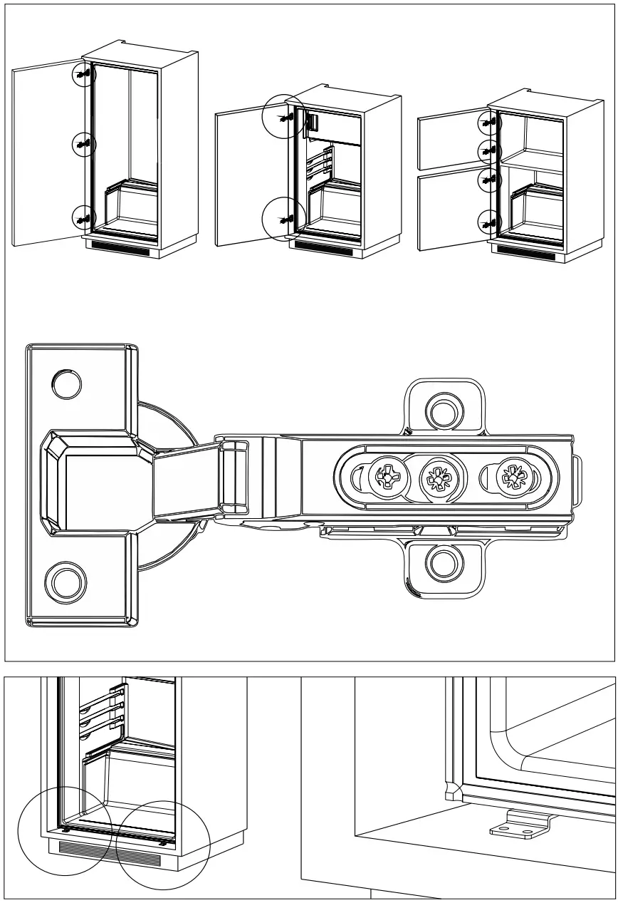 FAGOR 3FIC5440 Built In Refrigerator - FIG 3