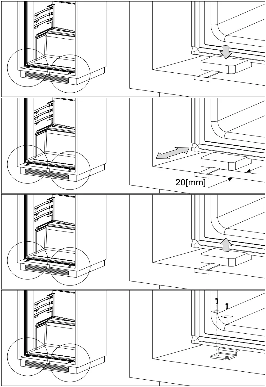 FAGOR 3FIC5440 Built In Refrigerator - FIG 4