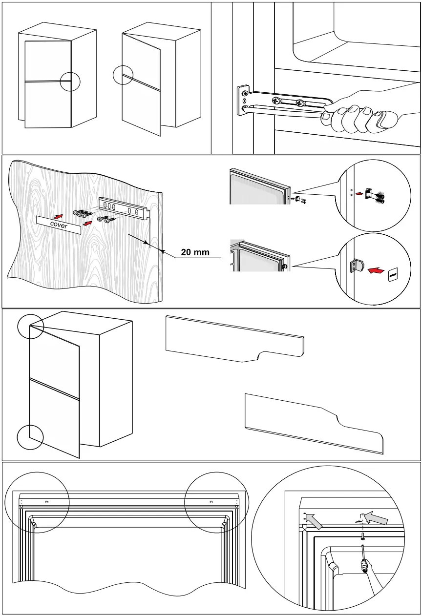 FAGOR 3FIC5440 Built In Refrigerator - FIG 6