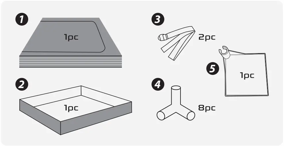SereneLife SLGT24M Medium Hydroponic Grow Tent Garden A1