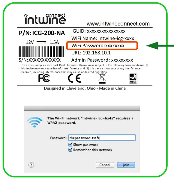 intwine connect ICG-200 Connected Gateway Cellular Edge Controller - bar code2